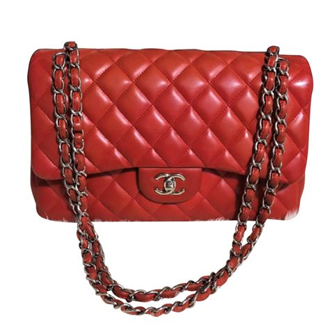 sac chanel timeless rouge